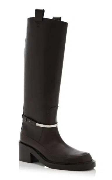Tod's Leather Knee Boots | Thumbnail 4 Tod's Leather Knee Boots | Thumbnail 4