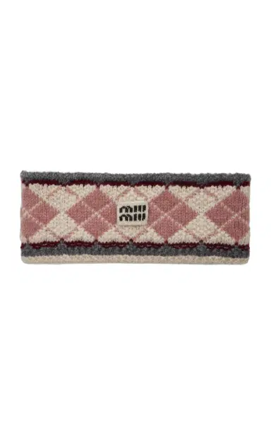 Miu Miu Cashmere-Wool Headband | Thumbnail 1 Miu Miu Cashmere-Wool Headband | Thumbnail 1