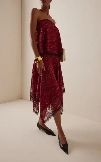 Rodarte Exclusive Strapless Lace Top | Thumbnail 3 Rodarte Exclusive Strapless Lace Top | Thumbnail 3