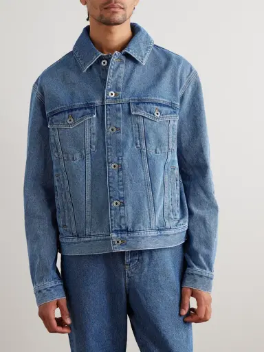 Loewe Anagram Embroidered Denim Jacket - Men | Thumbnail 3