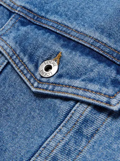 Loewe Anagram Embroidered Denim Jacket - Men | Thumbnail 6