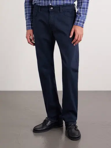 Canali Slim-Fit Straight-Leg Jeans - Men | Thumbnail 3