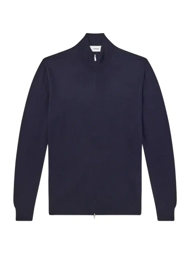 Virgin Wool Zip-Up Sweater - Men