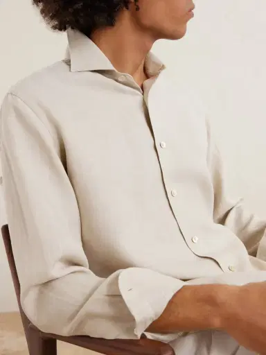 ELEVENTY Linen Shirt - Men | Thumbnail 5