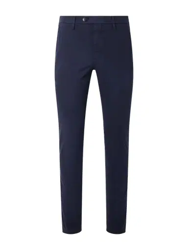Canali Slim-Fit Tapered Cotton-Blend Twill Chinos - Men | Thumbnail 1