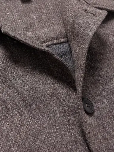 Sunspel Cotton and Linen-Blend Overshirt - Men | Thumbnail 5