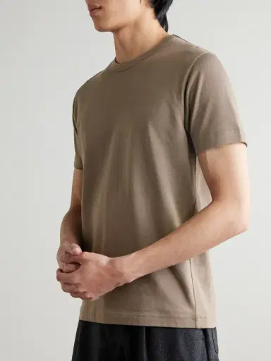 Sunspel Supima Cotton-Jersey T-Shirt - Men | Thumbnail 3