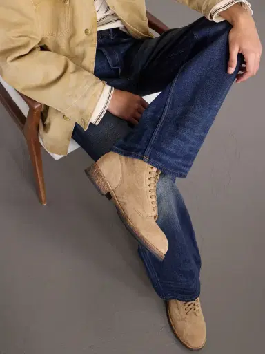 Visvim Brigadier Folk Suede Lace-Up Boots - Men | Thumbnail 2 Visvim Brigadier Folk Suede Lace-Up Boots - Men | Thumbnail 2