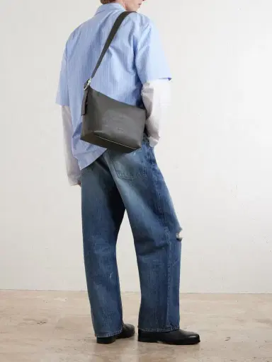 Loewe Loop Full-Grain Leather Messenger Bag - Men | Thumbnail 2