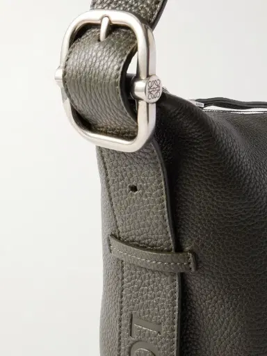 Loewe Loop Full-Grain Leather Messenger Bag - Men | Thumbnail 4