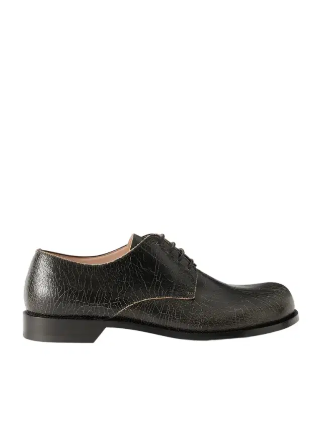 Loewe Campo Cracked-Leather Derby Shoes - Men