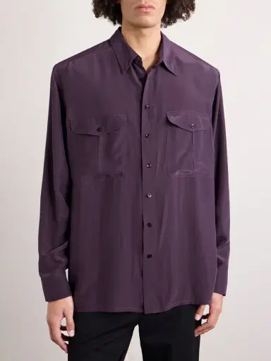 Saint Laurent Voile Shirt - Men | Thumbnail 3