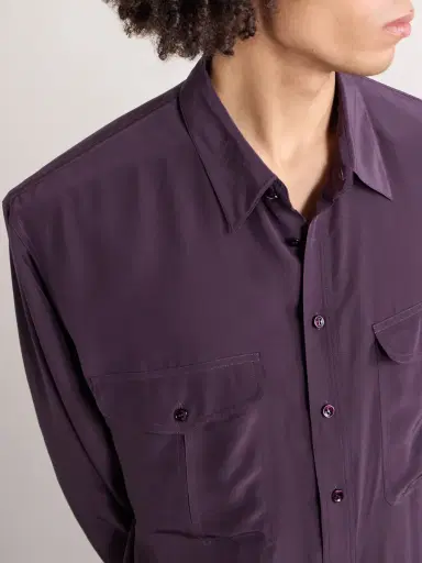 Saint Laurent Voile Shirt - Men | Thumbnail 5