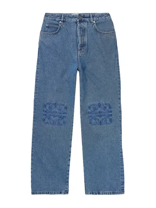 Loewe Anagram Wide-Leg Logo-Embroidered Jeans - Men