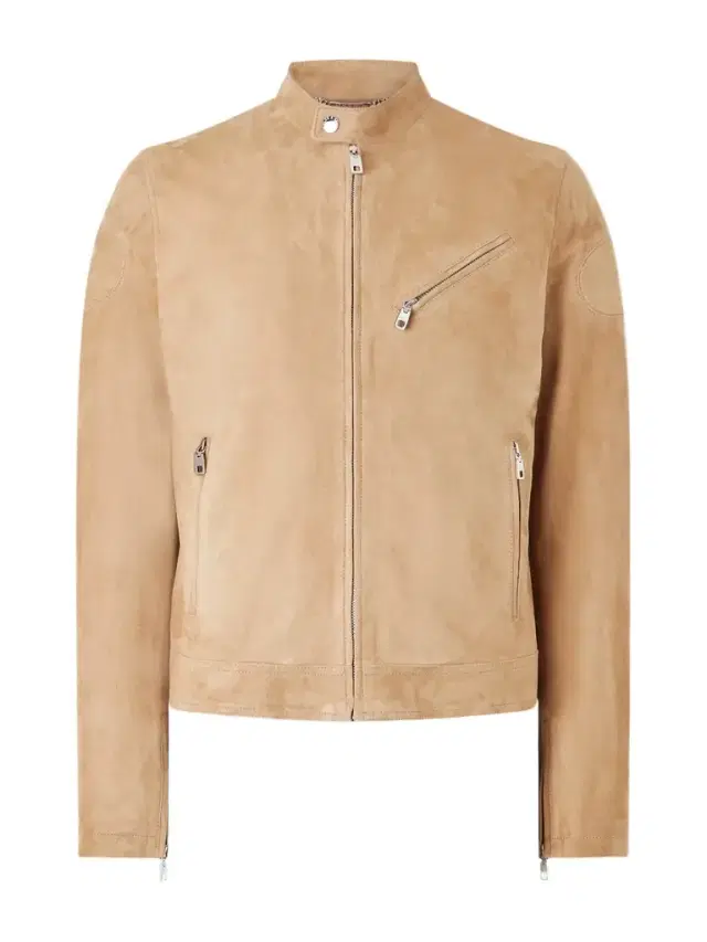 Slim-Fit Suede Jacket - Men