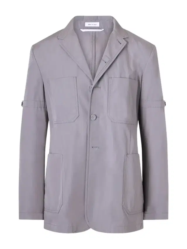 Thom Browne Belted Cotton Blazer - Men