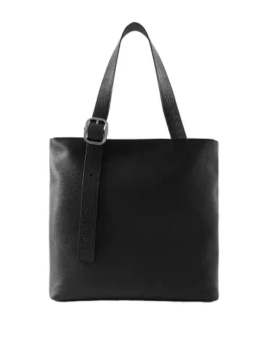 Loewe Loop Logo-Debossed Full-Grain Leather Tote Bag - Men | Thumbnail 1