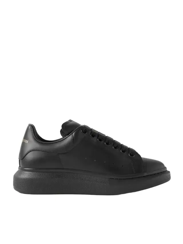 Exaggerated-Sole Rubber-Trimmed Leather Sneakers - Men