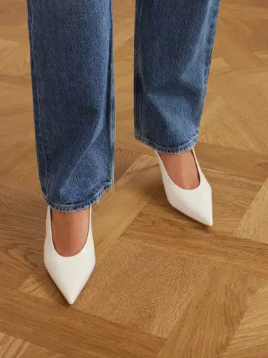 Gianvito Rossi Robbie 55 Polished-leather Slingback Pumps | Thumbnail 2 Gianvito Rossi Robbie 55 Polished-leather Slingback Pumps | Thumbnail 2