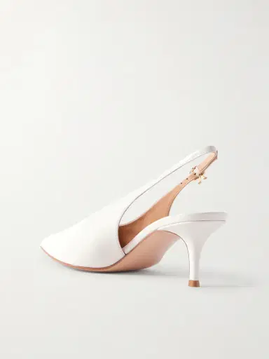 Gianvito Rossi Robbie 55 Polished-leather Slingback Pumps | Thumbnail 3 Gianvito Rossi Robbie 55 Polished-leather Slingback Pumps | Thumbnail 3