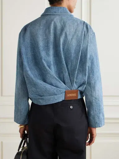 Loewe Draped Denim Jacket | Thumbnail 4