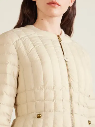 Moncler Menthe Appliquéd Padded Quilted Shell Down Jacket | Thumbnail 4