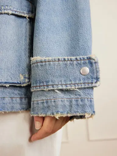 AGOLDE Aubrey Distressed Denim Jacket | Thumbnail 4