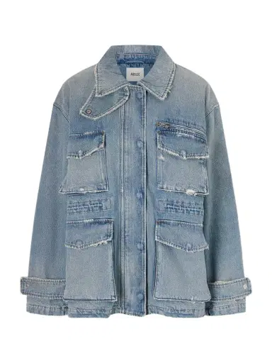 AGOLDE Aubrey Distressed Denim Jacket | Thumbnail 1