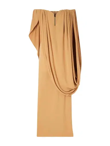 Stella McCartney Off-the-shoulder Cape-effect Draped Crepe-jersey Gown | Thumbnail 1