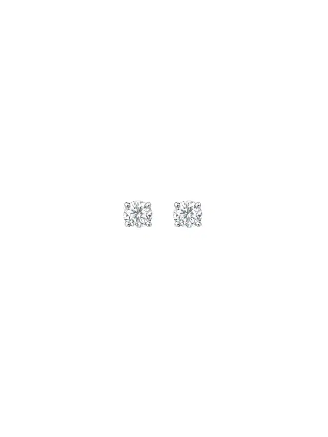 1.72ct Diamond 18K Gold Classic Stud Earrings