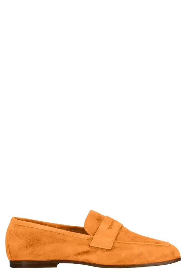 SOPHIQUE Essenziale Suede Loafer - Orange