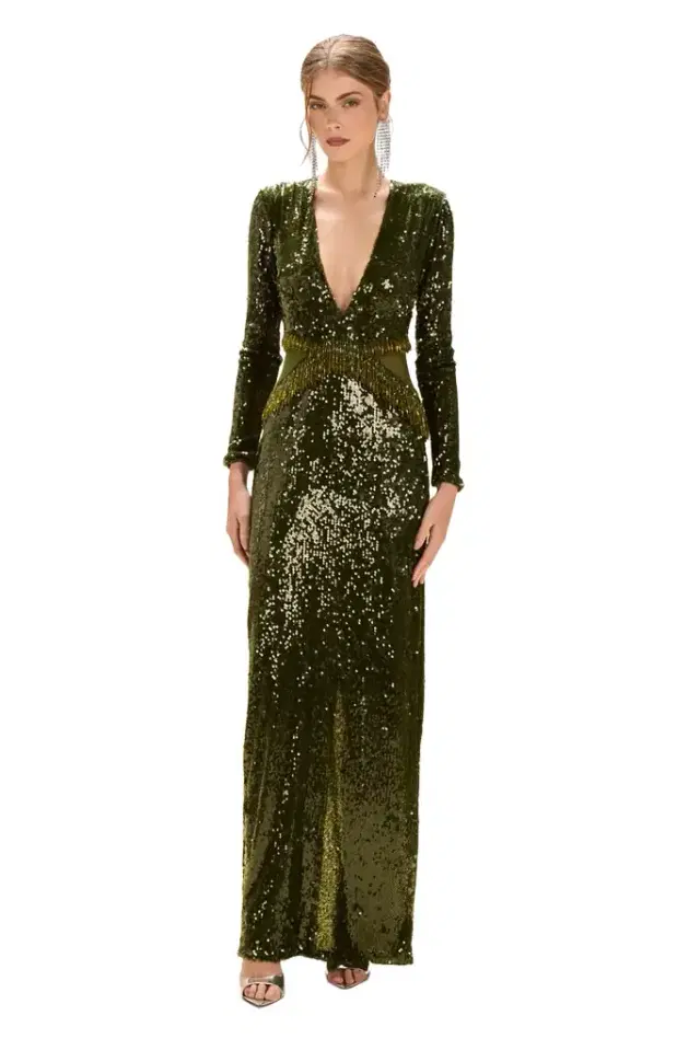 PatBo BOSSA SEQUIN GOWN