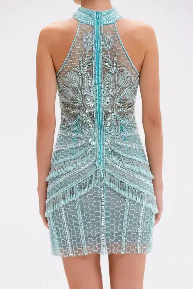 PatBo BUTTERFLY EMBROIDERY MINI DRESS | Thumbnail 3