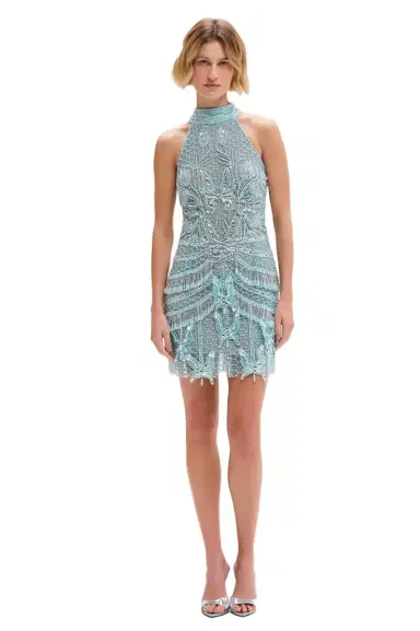 PatBo BUTTERFLY EMBROIDERY MINI DRESS | Thumbnail 1