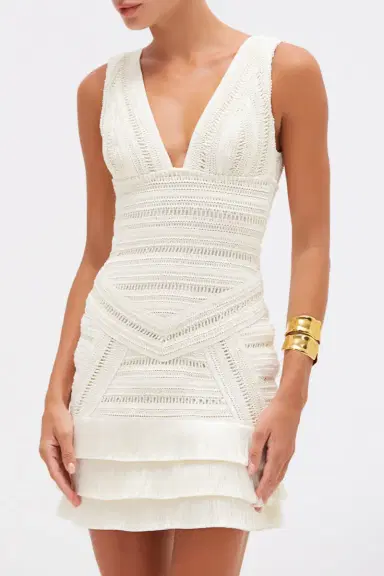 PatBo RADIANT FRINGE MINI DRESS | Thumbnail 7
