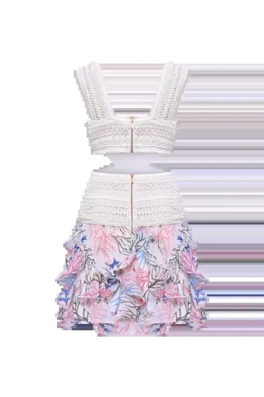 PatBo SEAWEED TRIM MINI DRESS | Thumbnail 4