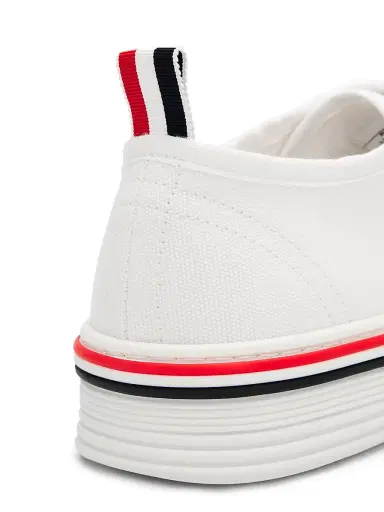 Thom Browne Women's Collegiate Cotton Low-Top Trainer Sneakers | Thumbnail 5 Thom Browne Women's Collegiate Cotton Low-Top Trainer Sneakers | Thumbnail 5