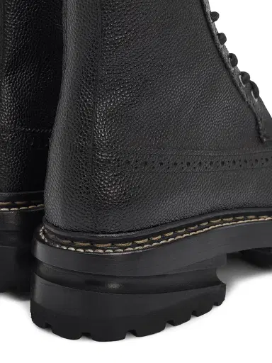 Thom Browne Women's Leather Lugsole Hiking Boots - Black - Size 9 | Thumbnail 5 Thom Browne Women's Leather Lugsole Hiking Boots - Black - Size 9 | Thumbnail 5