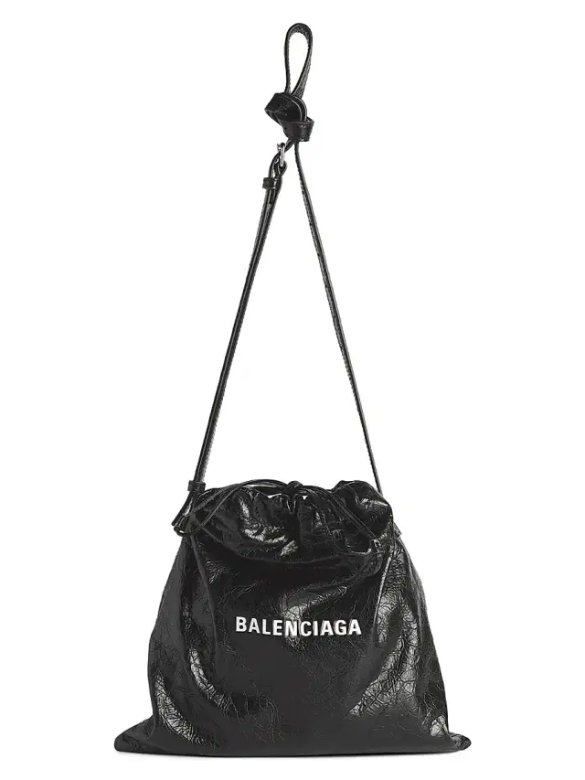 Men's Shopper Dust  Crossbody Bag - Black