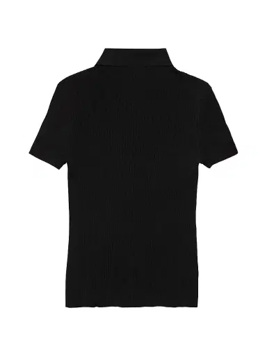 Balenciaga Women's Short Sleeve Shirt - Black | Thumbnail 2