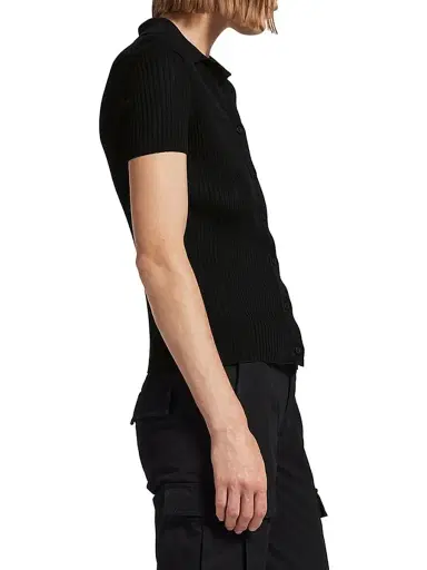 Balenciaga Women's Short Sleeve Shirt - Black | Thumbnail 4
