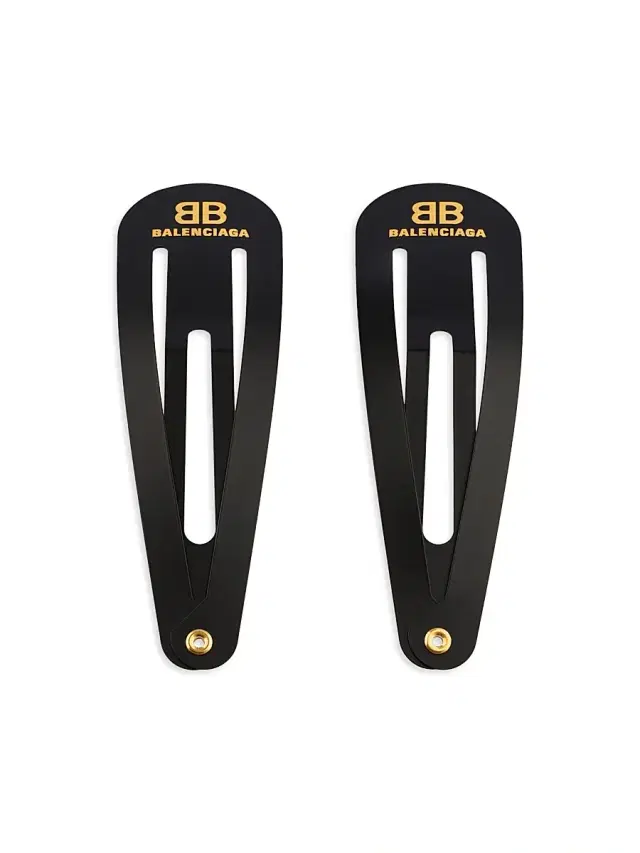 Women's Holli Snap Clip Set - Black