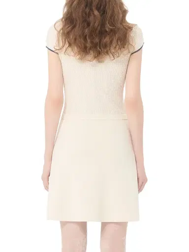 Valentino Garavani Women's Knitted Dress - Birch Provence Blue - Size Large | Thumbnail 4 Valentino Garavani Women's Knitted Dress - Birch Provence Blue - Size Large | Thumbnail 4