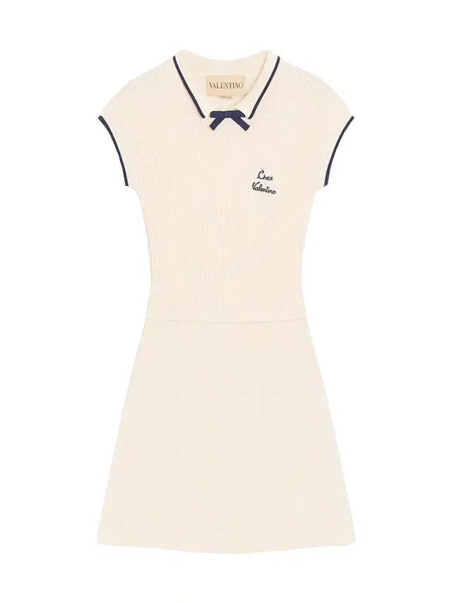 Valentino Garavani Women's Knitted Dress - Birch Provence Blue