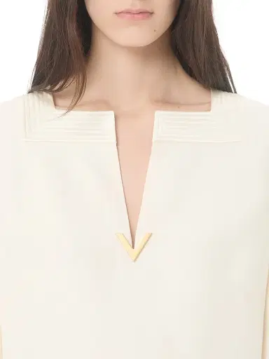 Valentino Garavani Women's Crepe Couture Short Dress | Thumbnail 5 Valentino Garavani Women's Crepe Couture Short Dress | Thumbnail 5