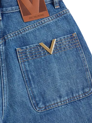 Valentino Garavani Women's Denim Jeans - Blue | Thumbnail 5