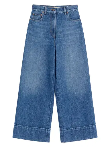 Valentino Garavani Women's Denim Jeans - Blue | Thumbnail 1