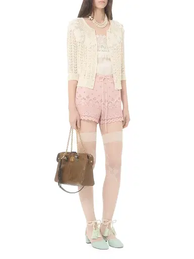 Valentino Garavani Women's Embroidered Cardigan - Birch - Size Large | Thumbnail 7