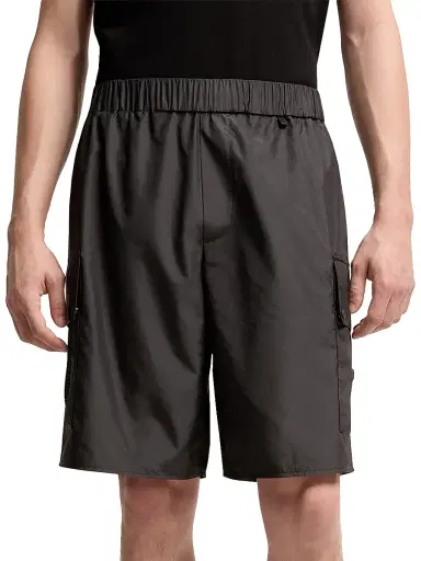 Moncler Men's Cargo Shorts - Black | Thumbnail 2 Moncler Men's Cargo Shorts - Black | Thumbnail 2