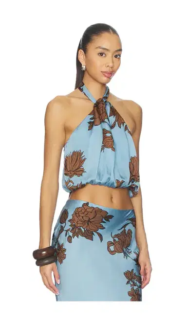 ROCOCO SAND Blouson Top With Back Ties | Thumbnail 2